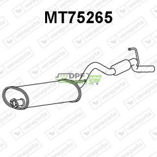 Tlumič MITSUBISHI - MR127383 MR552486 XR127383