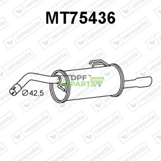 Tlumič MITSUBISHI - 1571A616 1571A790 MR968906