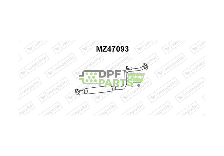 Tłumik MAZDA - FS0540300A FS0540300B FS0540300C