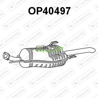 Tlumič OPEL / VAUXHALL - 13190138 13190142 24422989