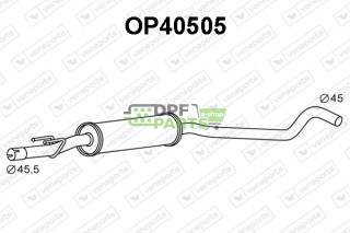 Tłumik OPEL / VAUXHALL - 5852088 9202076 