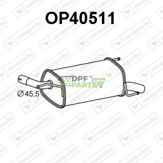 Tlumič OPEL / VAUXHALL - 5852122 9129833