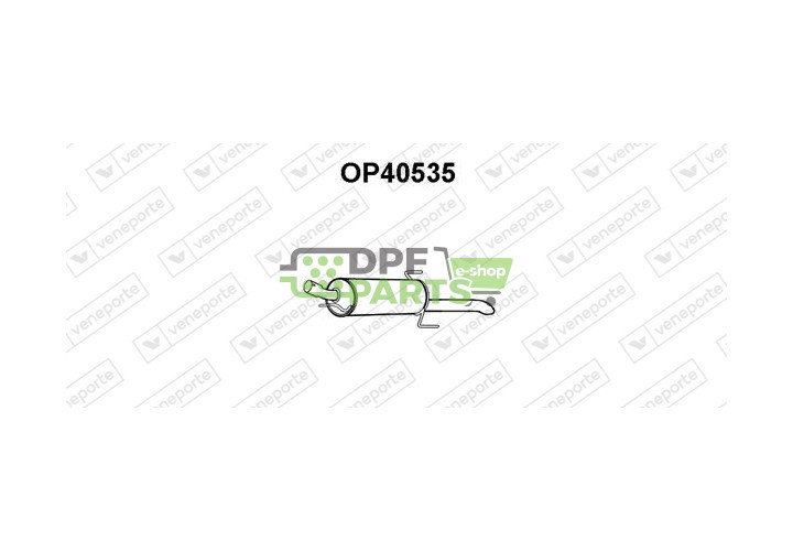 Tłumik OPEL - 5852228  