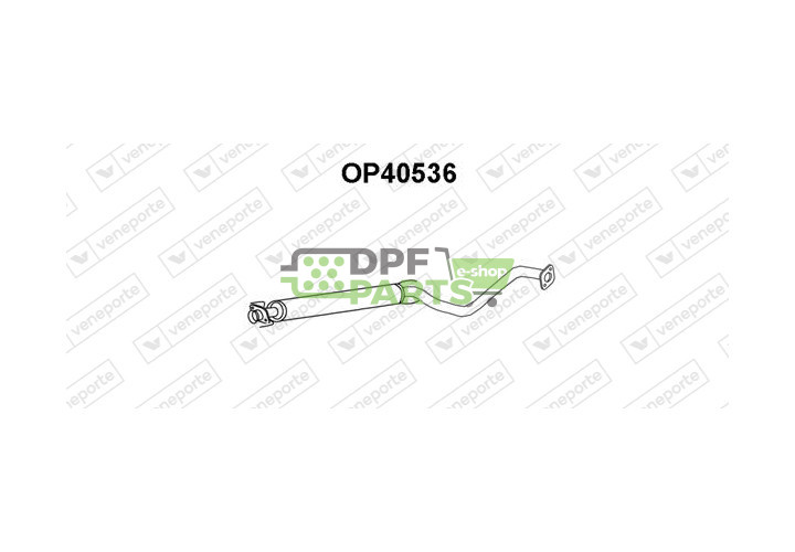 Tlumič OPEL / VAUXHALL - 5852337 5852897 852393