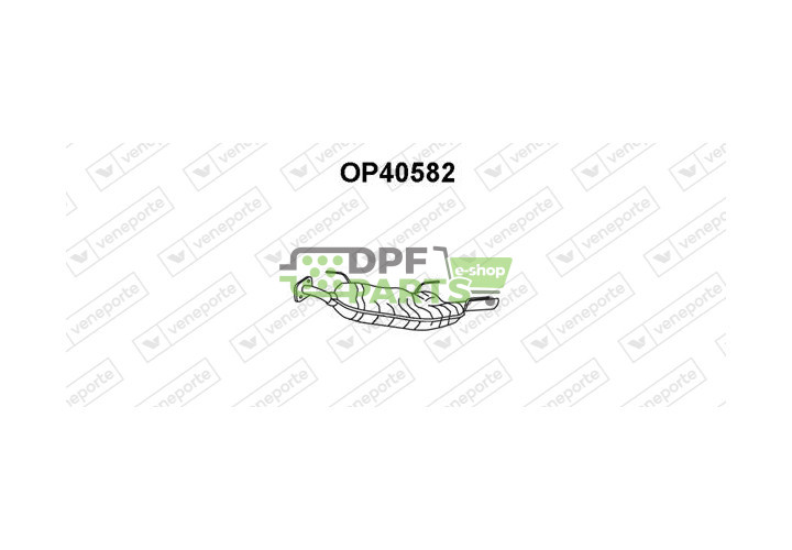 Tlumič OPEL / VAUXHALL - 24422470 5852142 5852343