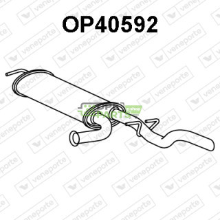 Tłumik NISSAN / OPEL / RENAULT - 2010000Q0A 2010000Q0B 2010000QAB