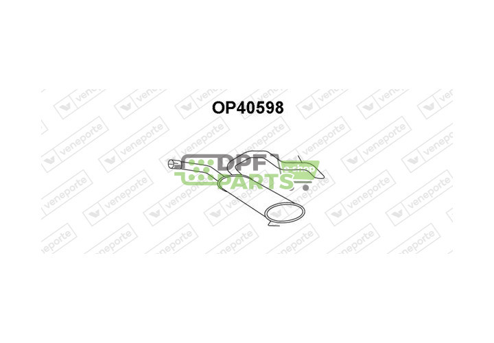 Tlumič NISSAN / OPEL / RENAULT - 2011000QAF 4408443 4411739