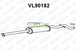Tłumik VOLVO - 8624765 9404420 9492257