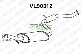 Tlumič VOLVO - 30617327 30617328 30652225
