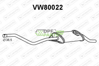 Tłumik VOLKSWAGEN - 867253609AD 867253609AG 871253609J