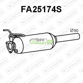 Filtry cząstek stałych DPF FIAT - 51771691 51793067 51861471