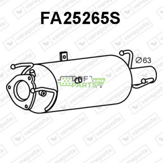 Filtry pevných částic DPF FIAT - 1367589080 1375870080 1376598080