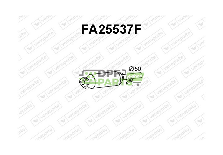 Filtry pevných částic DPF FIAT / LANCIA - 51779887 51861470 
