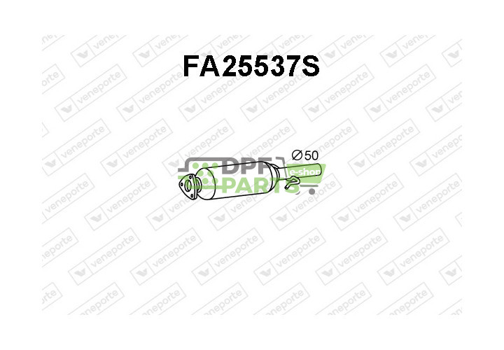 Filtry pevných částic DPF FIAT / LANCIA - 51779887 51861470