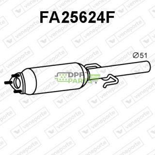 Filtry cząstek stałych DPF FIAT / FORD - 1557691 1671591 51776722