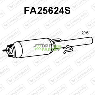 Filtry pevných částic DPF FIAT / FORD - 1557691 1671591 51776722