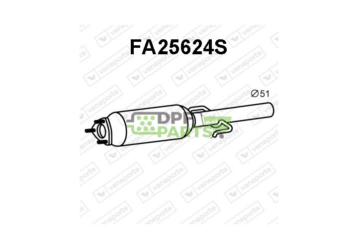Filtry pevných částic DPF FIAT / FORD - 1557691 1671591 51776722
