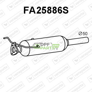 Filtry pevných částic DPF FIAT - 51771692 51777752 51780159