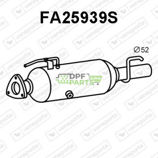 Filtry pevných částic DPF FIAT - 51770423 51780154 51797133