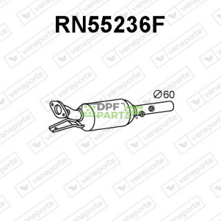 Filtry pevných částic DPF RENAULT - 8200391215 8200434542 8200446033