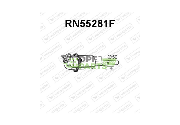 Filtry pevných částic DPF RENAULT - 8200568594  