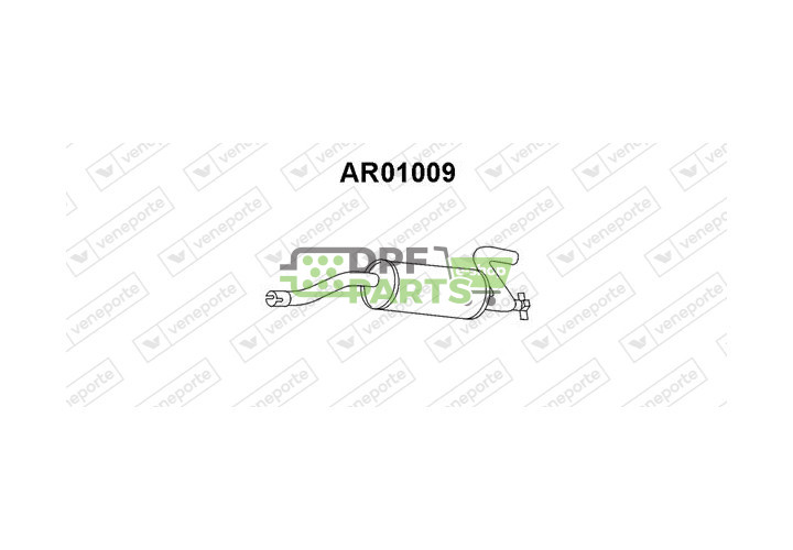 Tłumik ALFA ROMEO - 60537706 60546209 