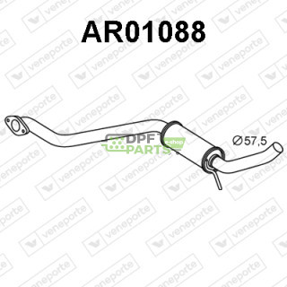 Tłumik ALFA ROMEO - 60652869 60670267 71765130