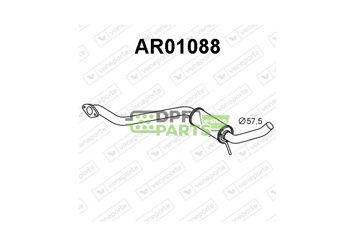 Tłumik ALFA ROMEO - 60652869 60670267 71765130