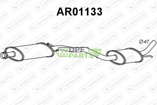 Tłumik ALFA ROMEO - 46739662 46739669 