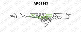 Tłumik ALFA ROMEO - 60625430 60629601 