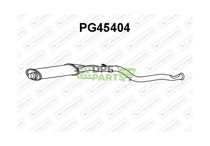 Tłumik CITROËN / PEUGEOT - 171766 171770 