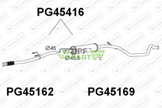 Tłumik PEUGEOT - 1717W5  