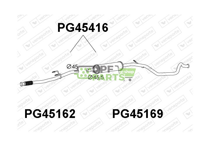 Tłumik PEUGEOT - 1717W5  