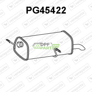 Tłumik CITROËN / PEUGEOT - 1726KL 1726KX 1726RJ