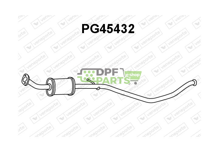 Tłumik PEUGEOT - 1717EA 1717Q3 1717Z2