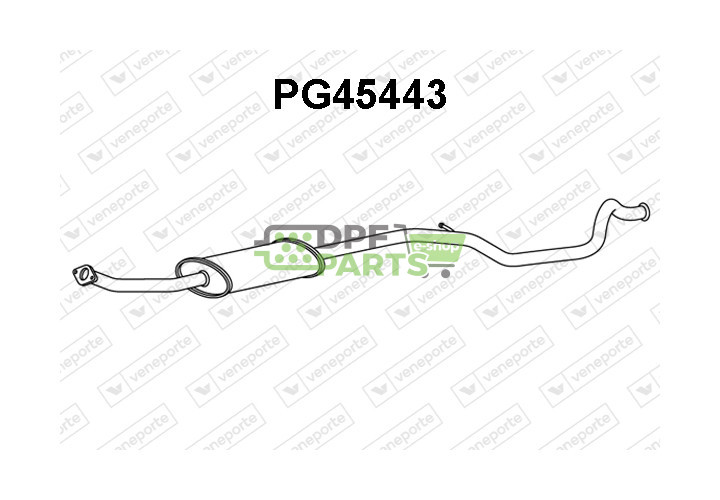 Tłumik PEUGEOT - 1717CA 1717CC 1717S6