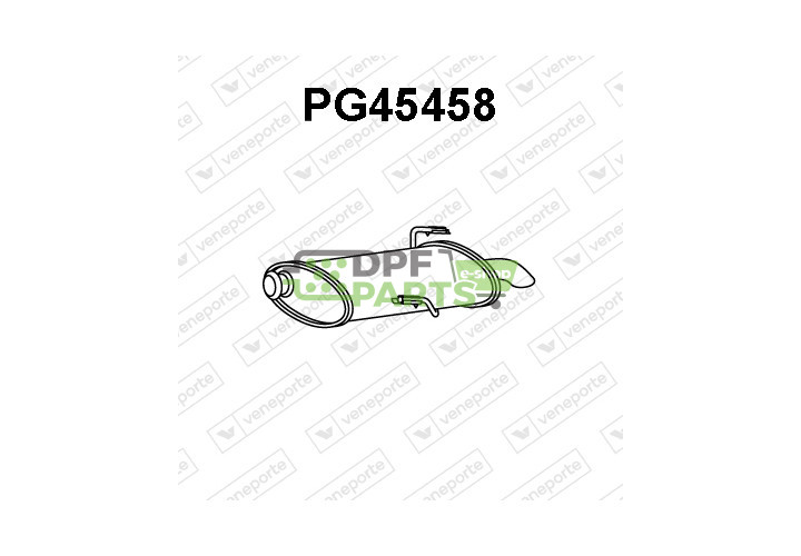 Tłumik PEUGEOT - 1726PX 1726PY 1726VN