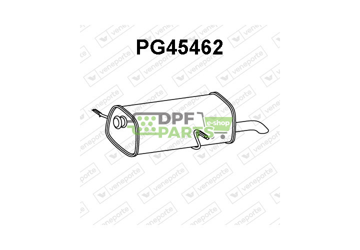 Tłumik PEUGEOT - 1726KW 1726LL 1726LN