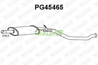 Tłumik PEUGEOT - 1705FX 1705FY 1717J4
