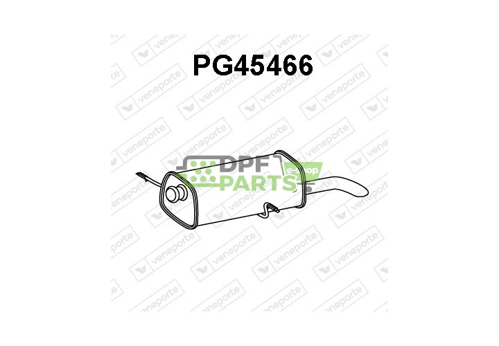 Tłumik PEUGEOT - 1726LJ 1726LK 1726YL