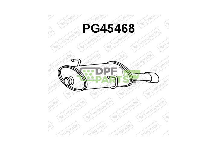 Tlumič PEUGEOT - 1726CC 1726VS 9809881880