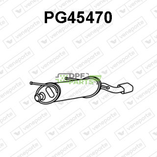 Tłumik PEUGEOT - 1726C4 1726FQ 1730EN