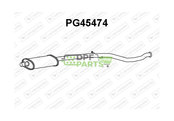 Tłumik PEUGEOT - 1717AY 1717AZ 1717H8