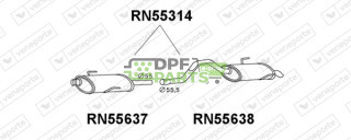 Tłumik RENAULT - 6025304105 6025310951 