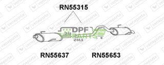 Tłumik RENAULT - 6025310954  