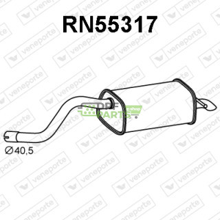 Tłumik RENAULT - 8200500948  