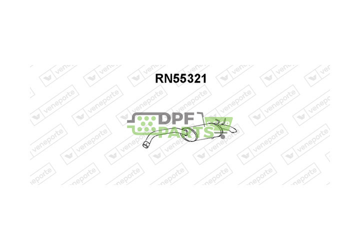 Tłumik RENAULT - 7700821153  