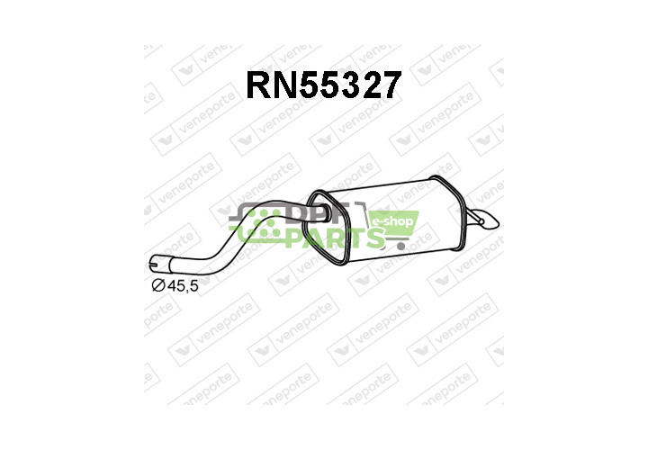Tłumik RENAULT - 8200500949  