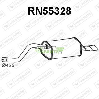 Tłumik RENAULT - 200109039R 8200745796 