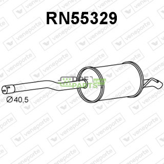 Tłumik DACIA / RENAULT - 200105622R  